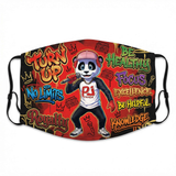 PJ Panda Graffiti Face Mask preview