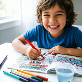 PJ Panda Coloring Book display