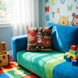 PJ Panda Graffiti Pillow display