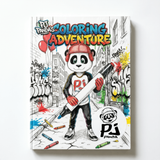 PJ Panda Coloring Book package