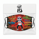 PJ Panda Graffiti Face Mask package