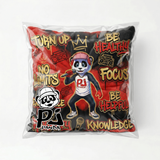 PJ Panda Graffiti Pillow package