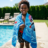 PJ Panda Splash Towel display